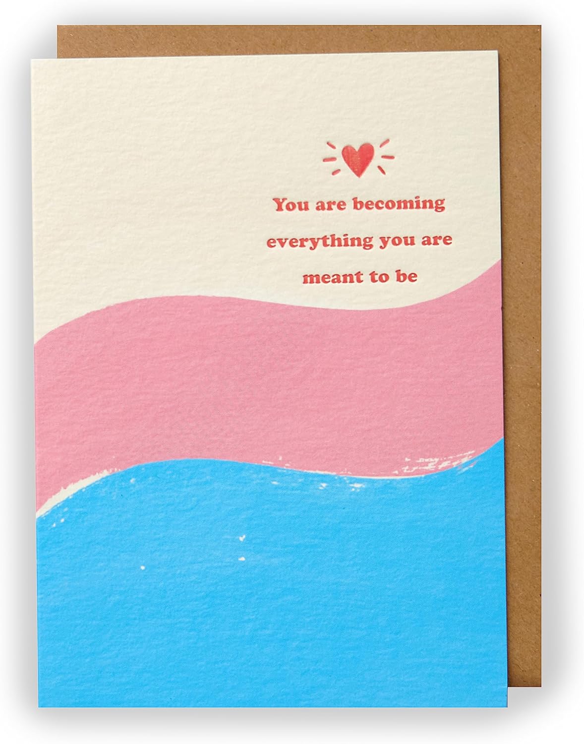 UK Greetings Kindred greeting card featuring heartfelt message and floral design, ideal for expressing meaningful sentiments.