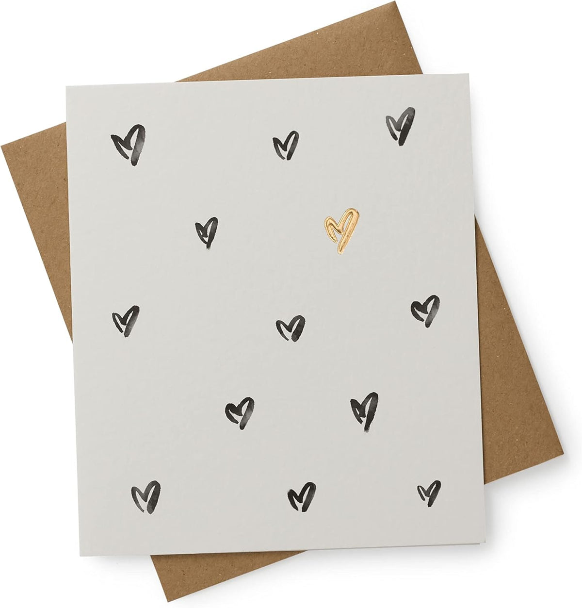 UK Greetings Kindred Love Hearts greeting card featuring colorful love-themed illustrations and heartfelt message inside.