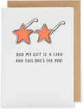 UK Greetings Father's Day card from the Kindred collection featuring a heartfelt message and decorative design.