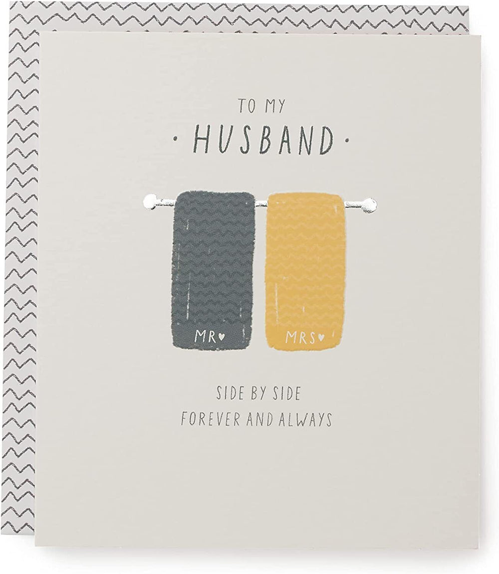 UK Greetings Kindred Range anniversary greeting card for husband, featuring heartfelt design for special occasions