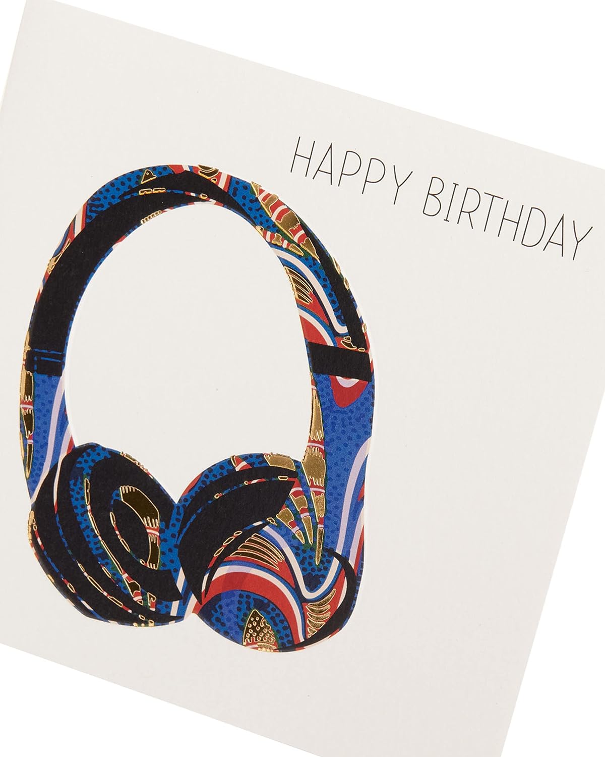 UK Greetings Kindred X Afrotouch Happy Birthday Card, colorful greeting card with birthday message and vibrant design.