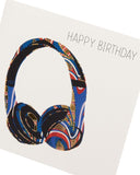 UK Greetings Kindred X Afrotouch Happy Birthday Card, colorful greeting card with birthday message and vibrant design.