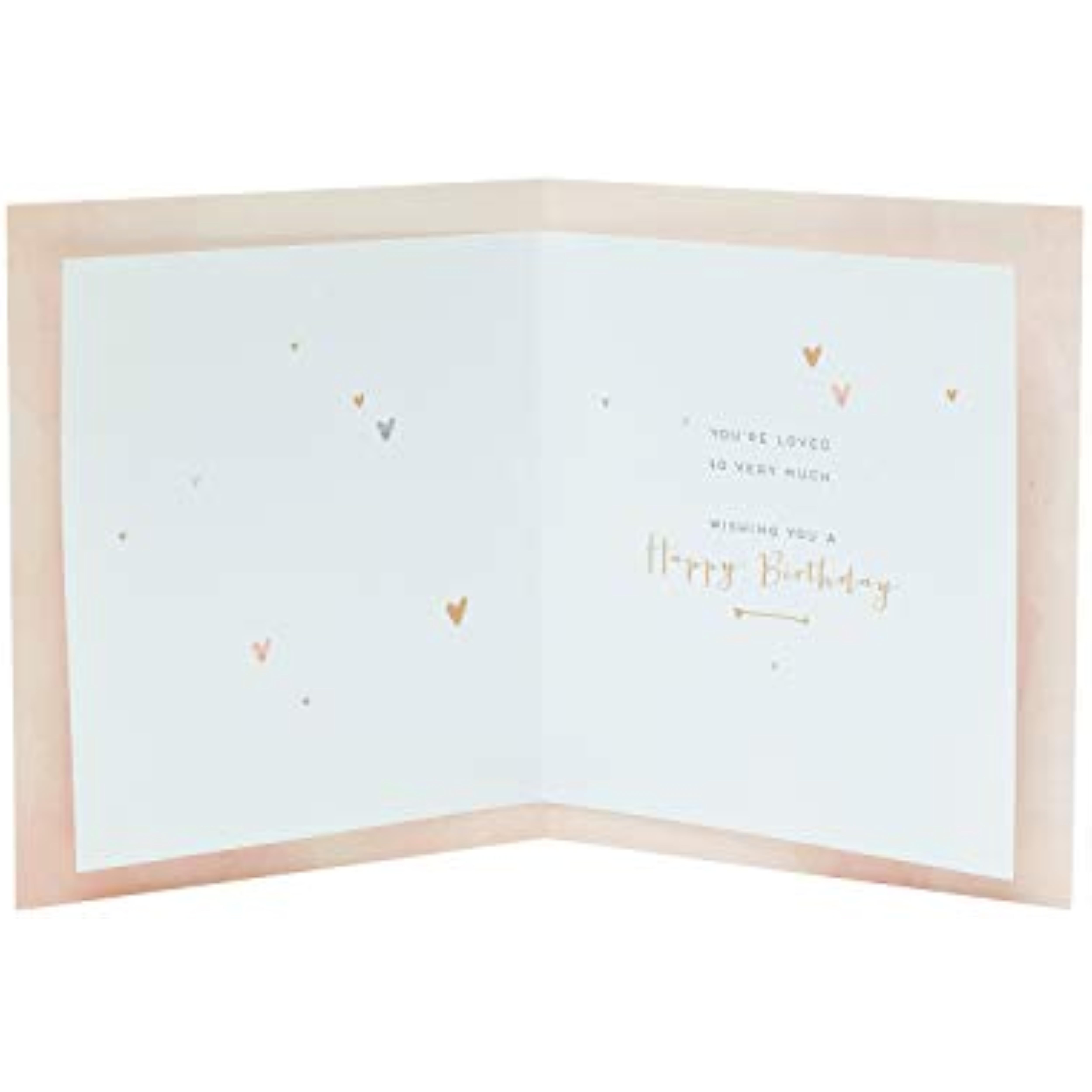 UK Greetings Lovely Daughter Birthday Card showing colorful floral design and heartfelt message for daughter's birthday celebration