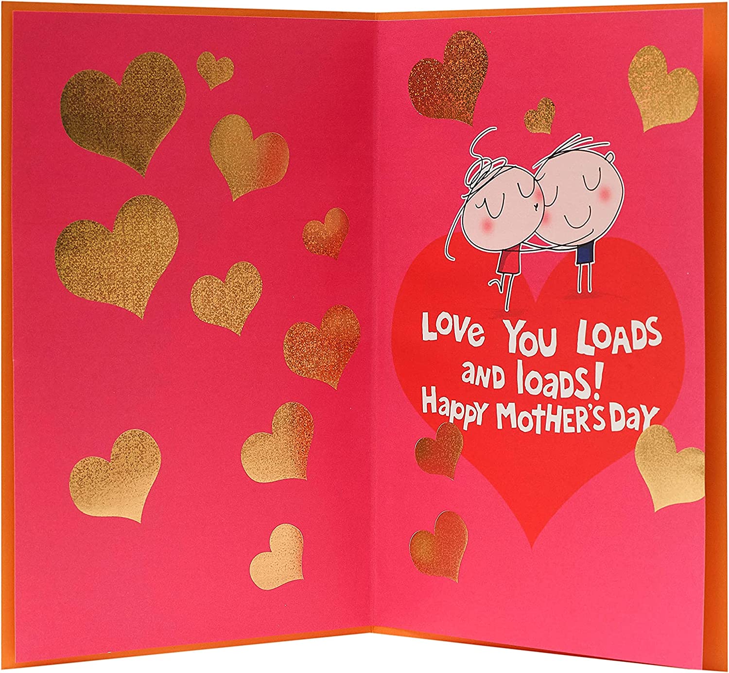 UK Greetings Mother's Day card for wife with a lovely verse, featuring cheerful floral artwork and heartfelt message.
