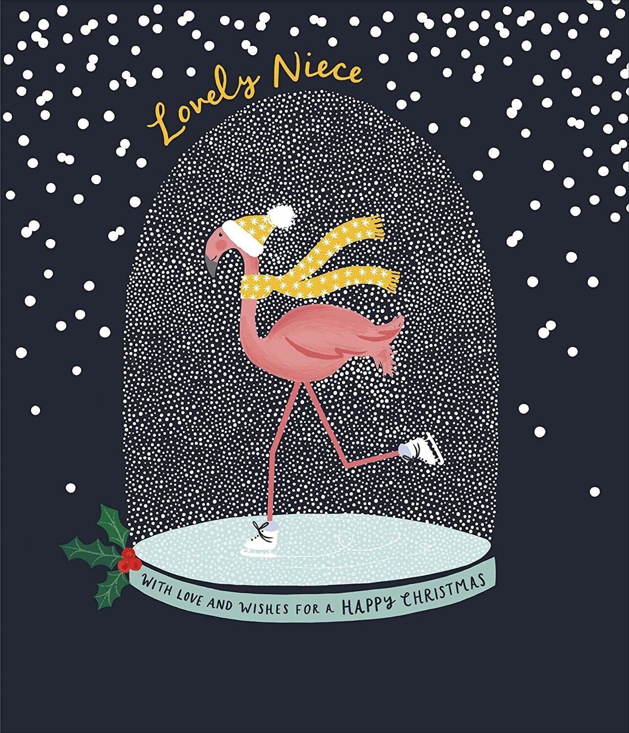 UK Greetings Lovely Niece Christmas greeting card with festive design and heartfelt message for the holiday season.