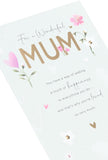 UK Greetings Loving Design Mum birthday card with colorful floral and heartfelt message, perfect for celebrating mothers.