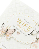UK Greetings loving wife heartfelt birthday card featuring a romantic design and heartfelt message, perfect for special occasions.