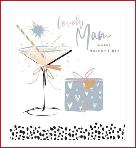 UK Greetings Mam Mother's Day Card featuring a lovely design, perfect for celebrating moms on Mother's Day.
