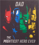 UK Greetings Marvel Avengers Dad birthday card featuring a superhero design with the Mightiest Hero theme for special occasions.