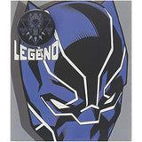 UK Greetings Marvel Black Panther birthday card featuring Black Panther illustration and a collectible badge for fans.