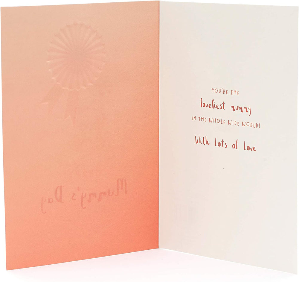 UK Greetings Mother's Day card featuring a mummy design, perfect for celebrating moms on Mother's Day.