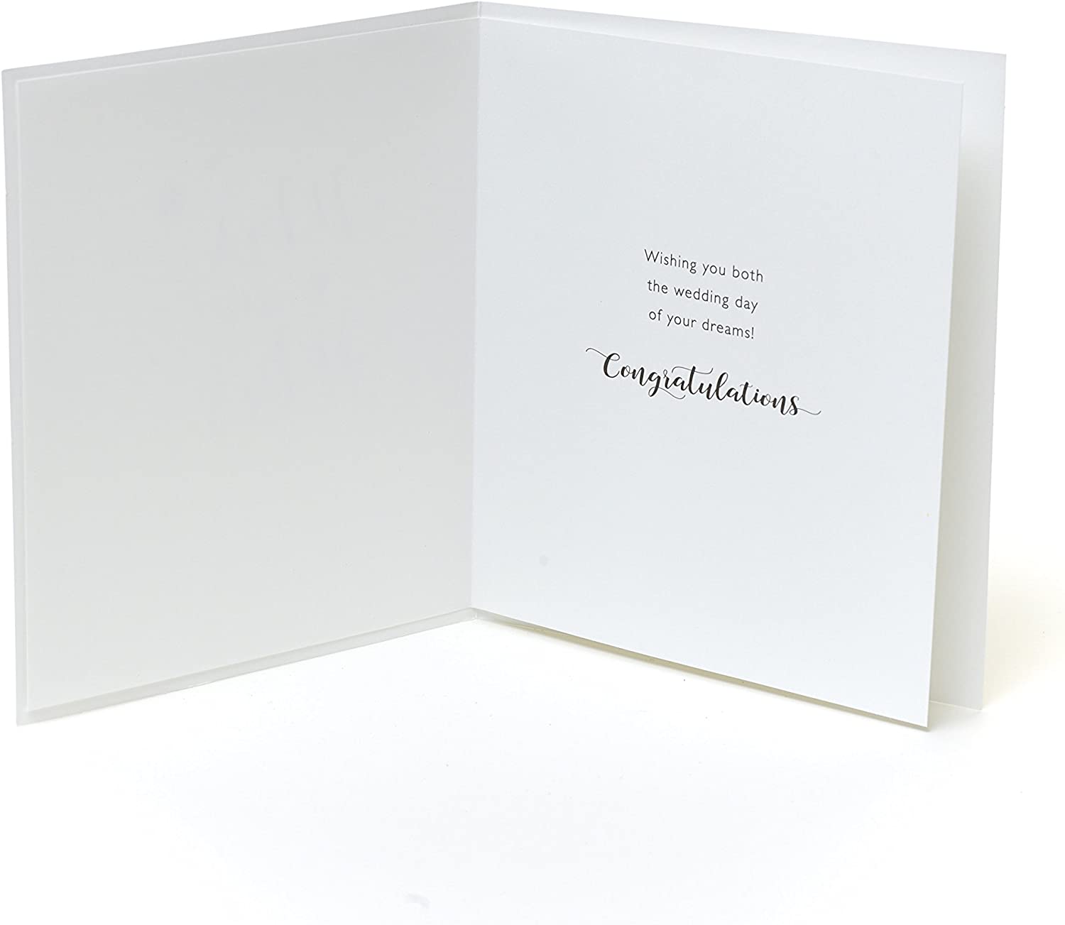 UK Greetings Mrs and Mrs same-sex wedding congratulations card, featuring colorful floral design and elegant lettering.