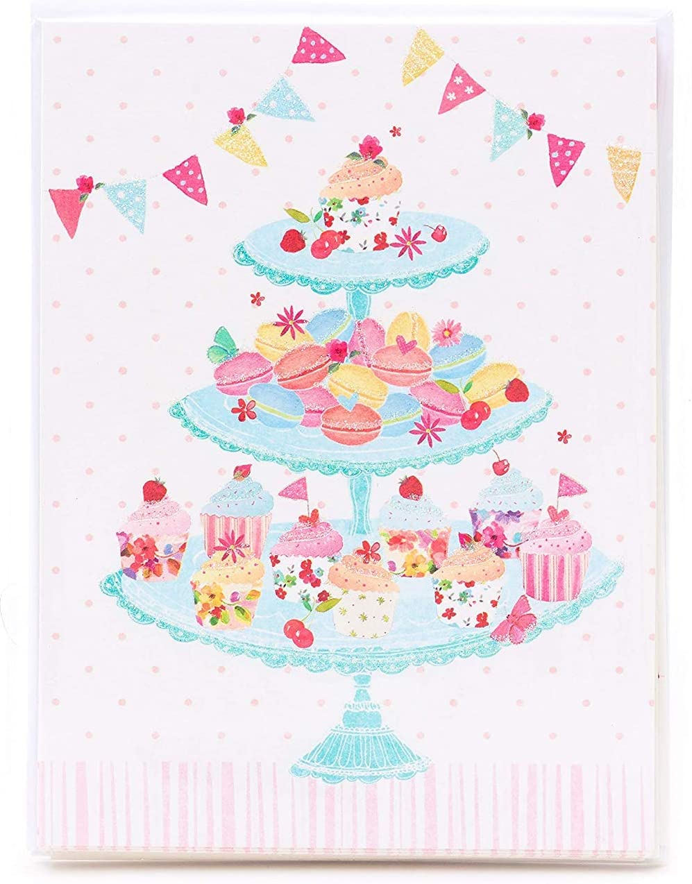 UK Greetings multipack of 10 blank inside greeting cards, versatile for all occasions, featuring colorful and decorative designs.