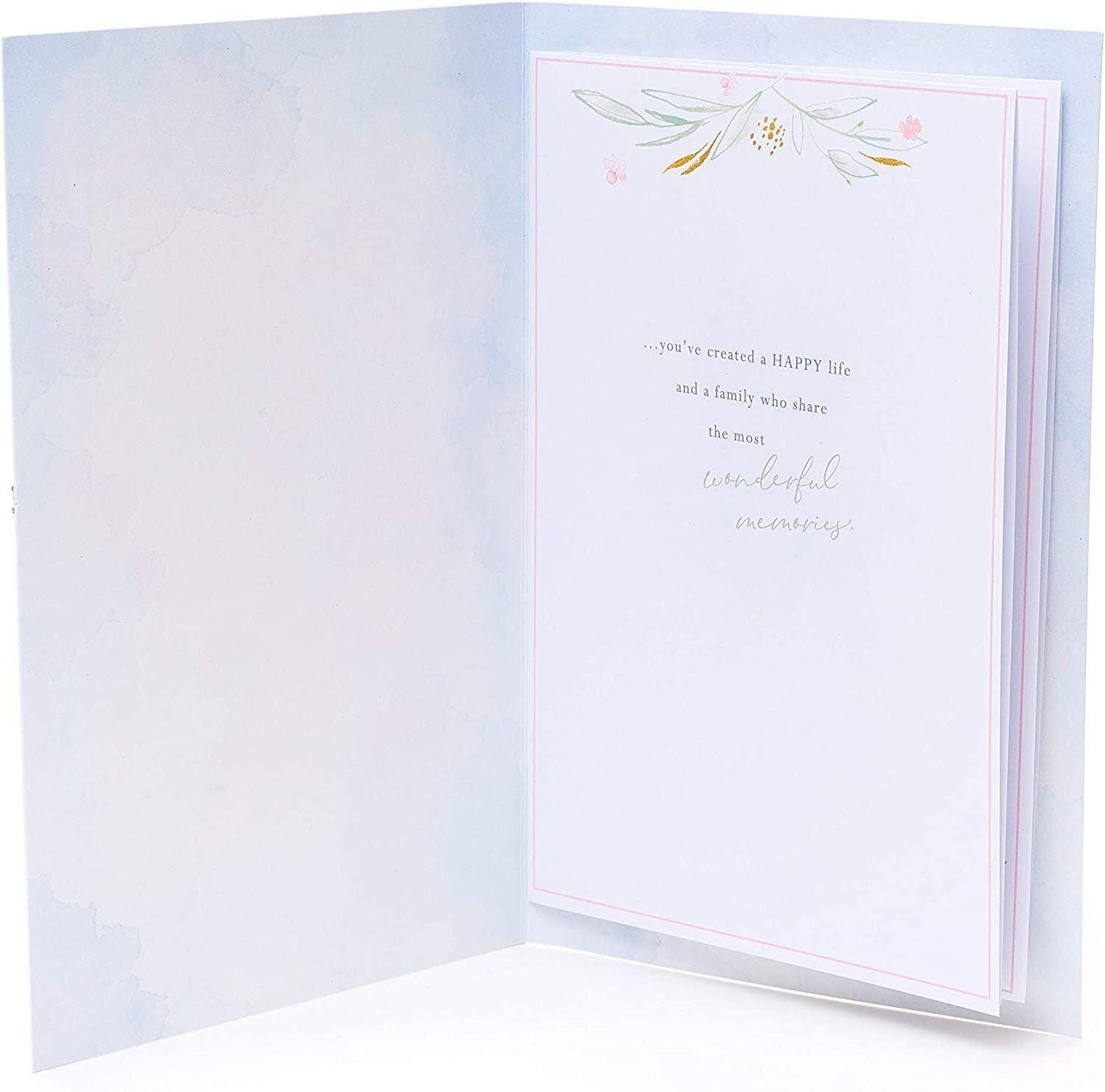 UK Greetings Mum and Dad 30th Anniversary greeting card with heartfelt design and festive message for parents.