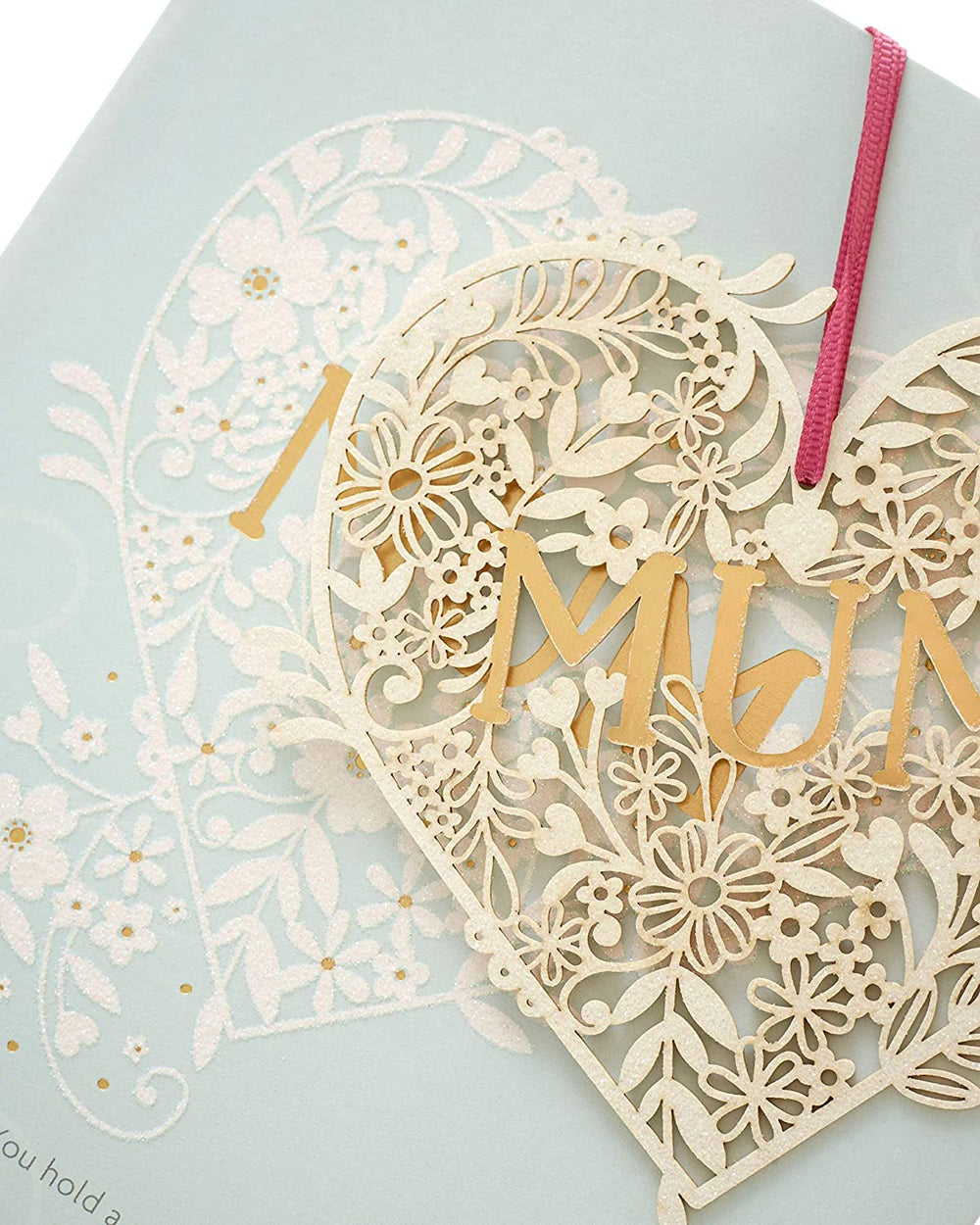 Luxury handmade UK Greetings Mum birthday card featuring elegant design and heartfelt message, perfect for celebrating mothers.