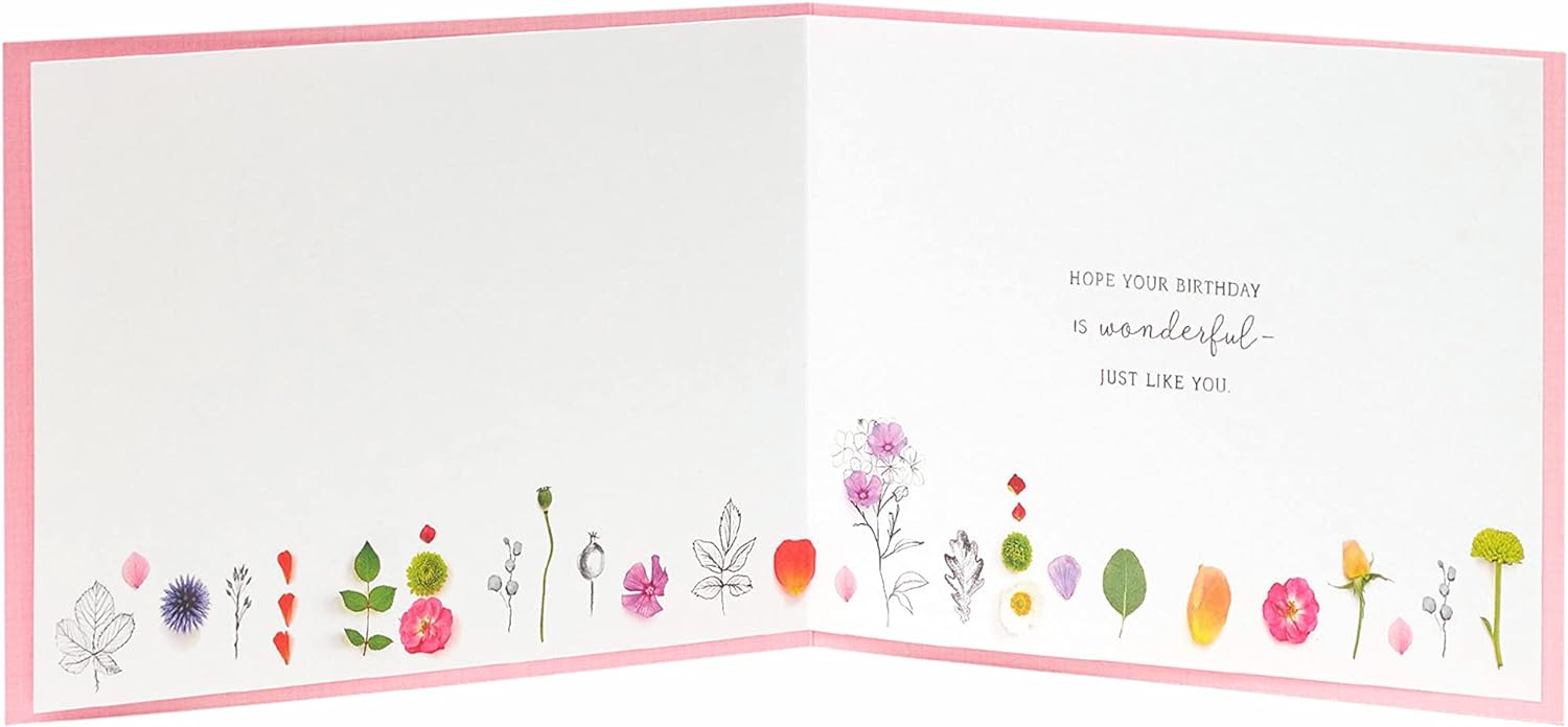UK Greetings Nature Mandela Design birthday card featuring vibrant nature-inspired artwork and intricate patterns.