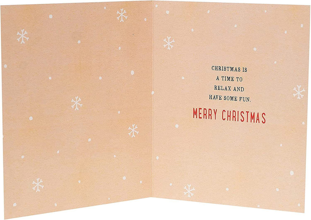 UK Greetings Christmas Nephew greeting card featuring festive design, perfect for sending holiday wishes to your nephew.