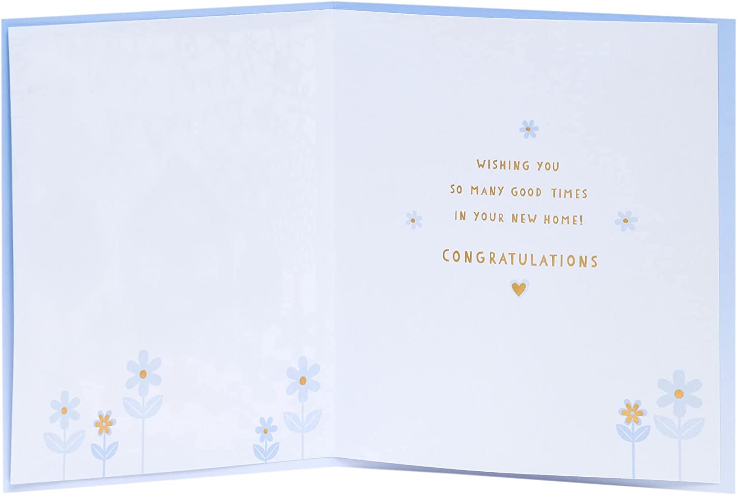UK Greetings New Home luxury laser cut congratulations card featuring intricate design and text for celebrating new beginnings.