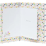 UK Greetings Peter Rabbit birthday card for grandson featuring a charming blue design and illustrations of Peter Rabbit.