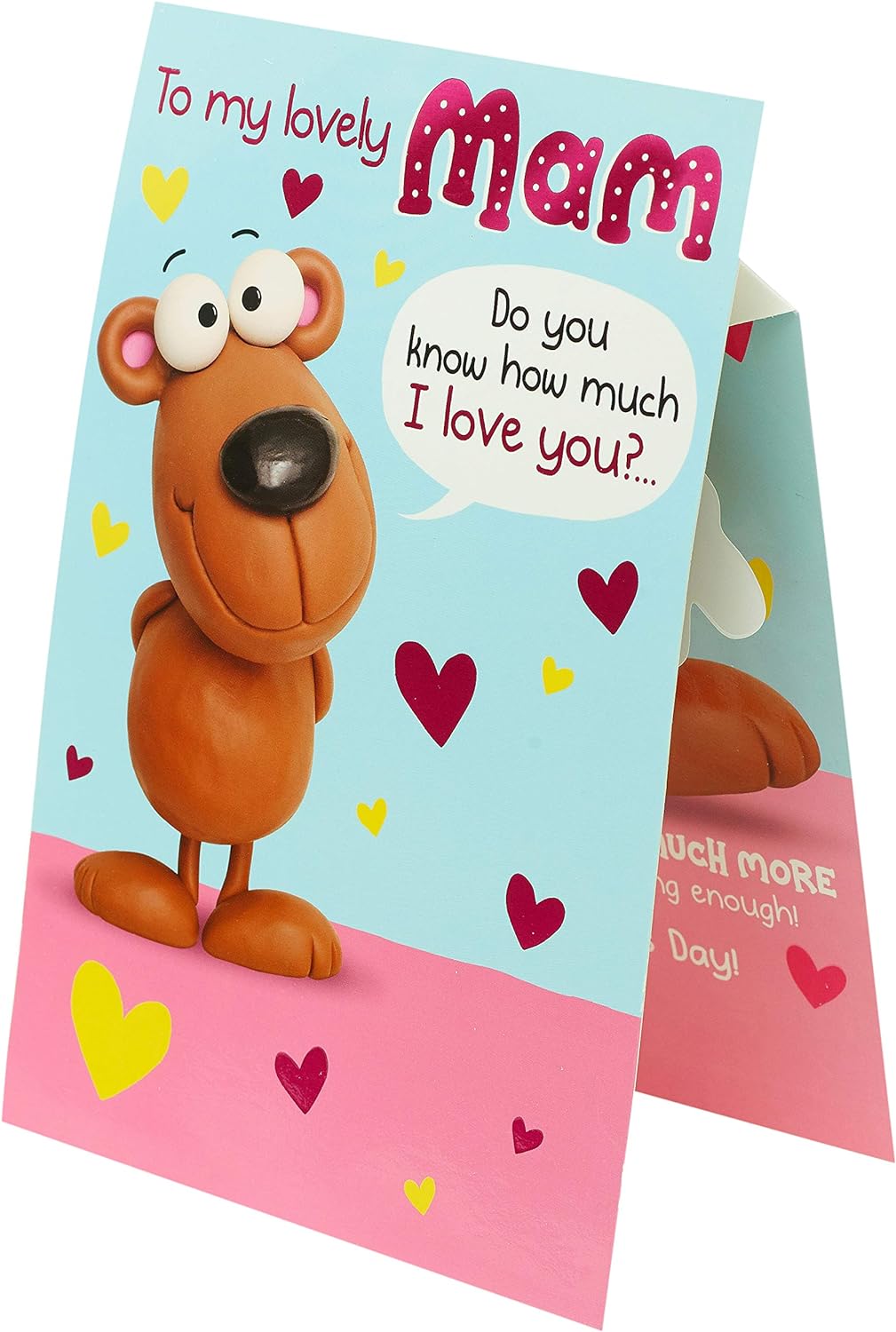 UK Greetings Pop-Up Mother's Day Card with a lovely design, perfect for celebrating moms on Mother's Day.