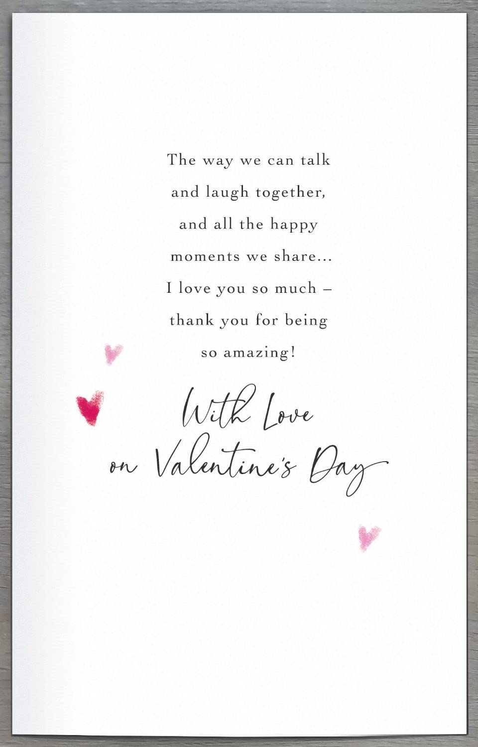 UK Greetings Riverside Couple Walking Valentine Card featuring a romantic scene for a partner, perfect for expressing love on Valentine's Day.