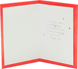 UK Greetings romantic Valentine's Day card for wife, featuring heartfelt design and love-themed imagery.