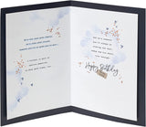 UK Greetings sentimental birthday card featuring heartfelt message for an amazing brother, perfect for celebrating special occasions.