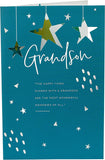 UK Greetings sentimental grandson birthday greeting card with heartfelt message and colorful design, perfect for celebrating a grandson.
