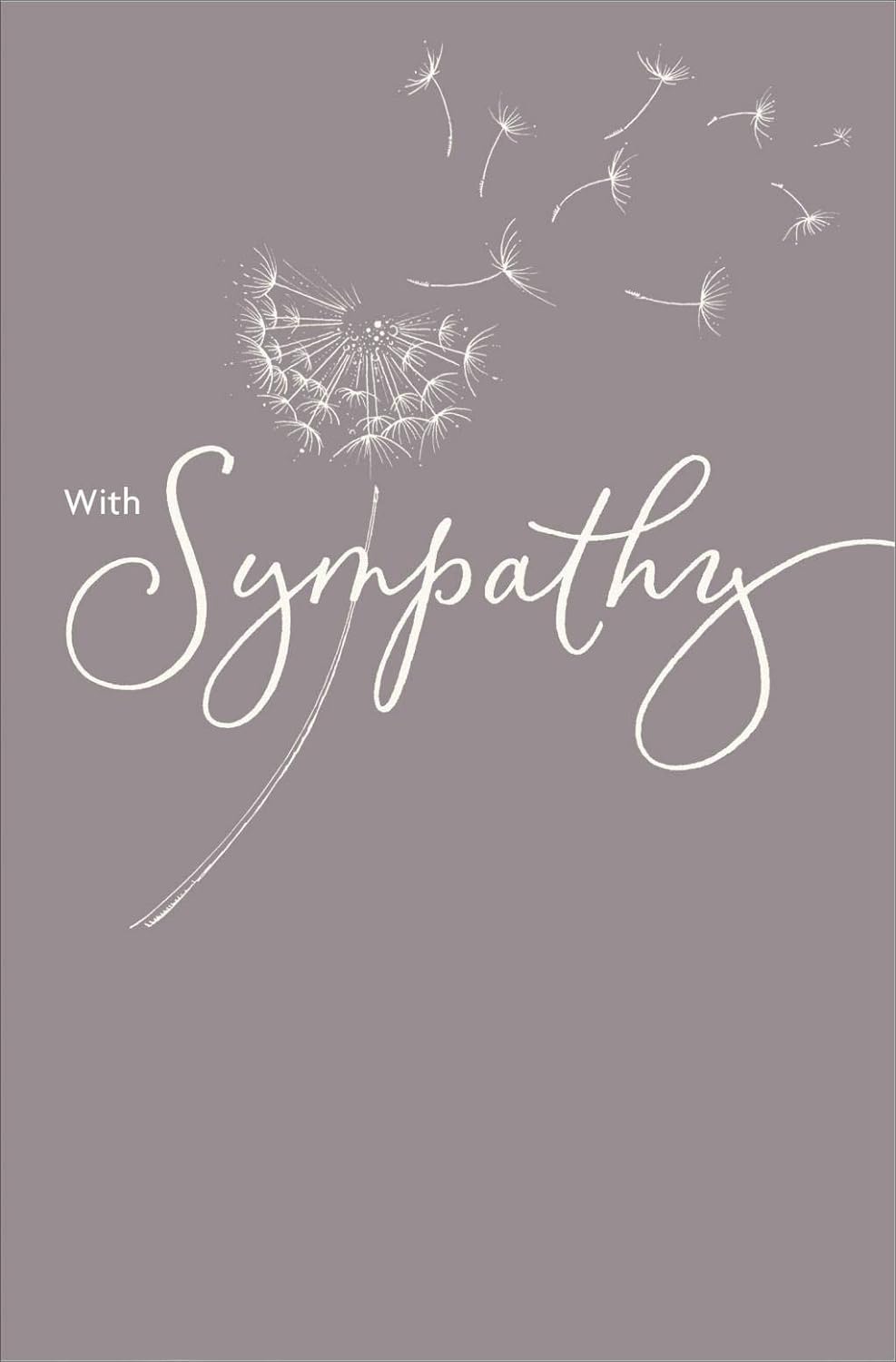 UK Greetings Sincere Sympathy Card featuring heartfelt design, ideal for expressing condolences in a thoughtful way.