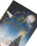 UK Greetings Son Christmas Card featuring festive holiday design and cheerful message for celebrating Christmas with loved ones.