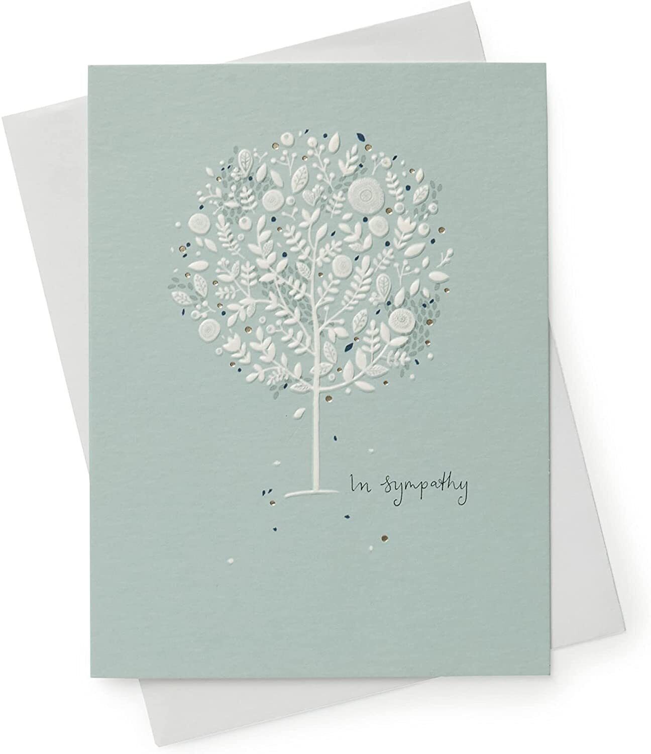 UK Greetings Sorry for Your Loss sympathy card, a heartfelt greeting card with gentle design for expressing condolences.