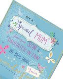 UK Greetings Sparkle Design Son & Daughter-in-Law Mothers Day Card showing colorful sparkles and heartfelt message for special family members.