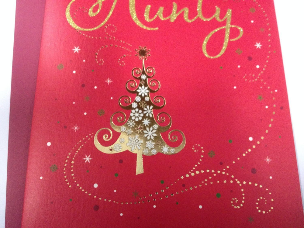 UK Greetings Special Aunty Christmas Card featuring festive holiday design and heartfelt message for Aunty.