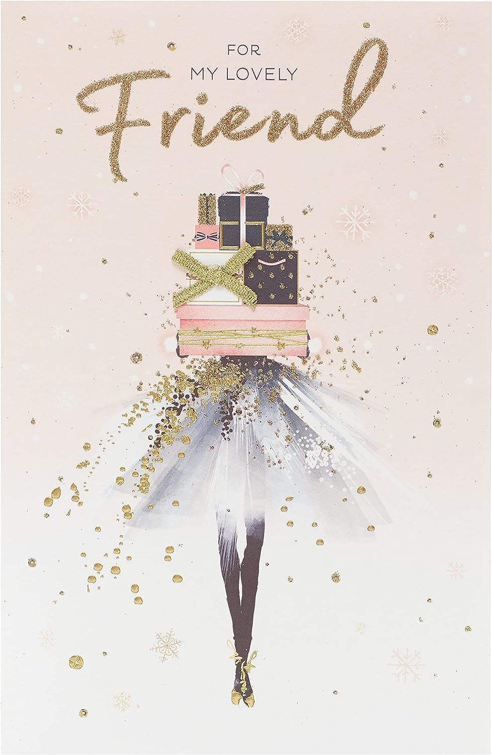UK Greetings Special Friend Christmas Card featuring festive holiday design and heartfelt message, perfect for expressing holiday cheer.