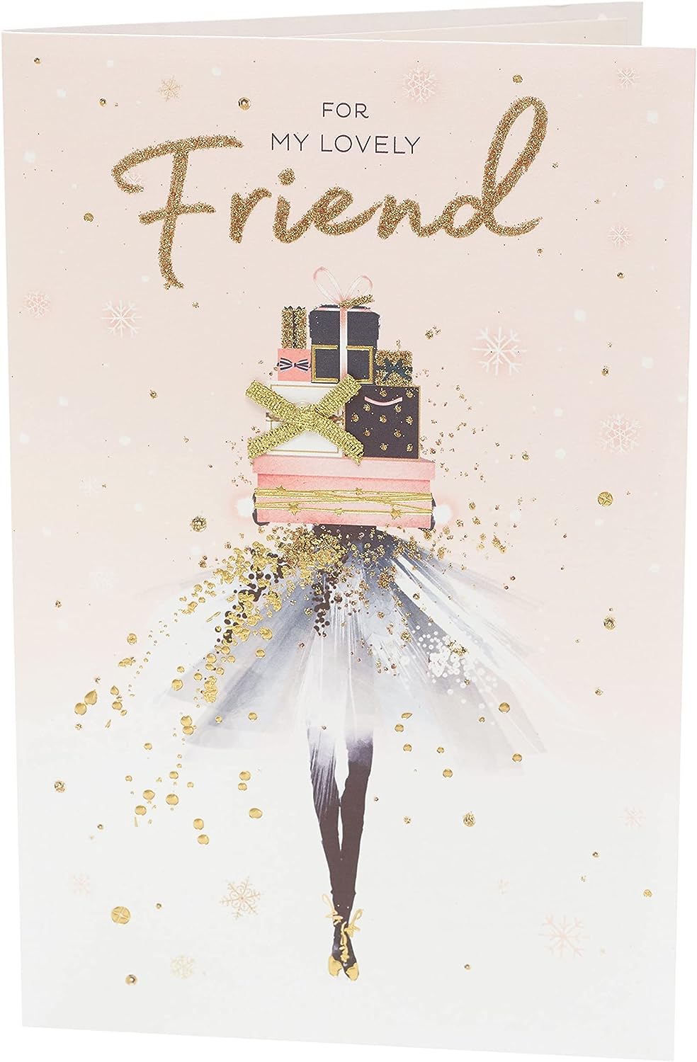 UK Greetings Special Friend Christmas Card featuring festive design and heartfelt holiday message for friends.