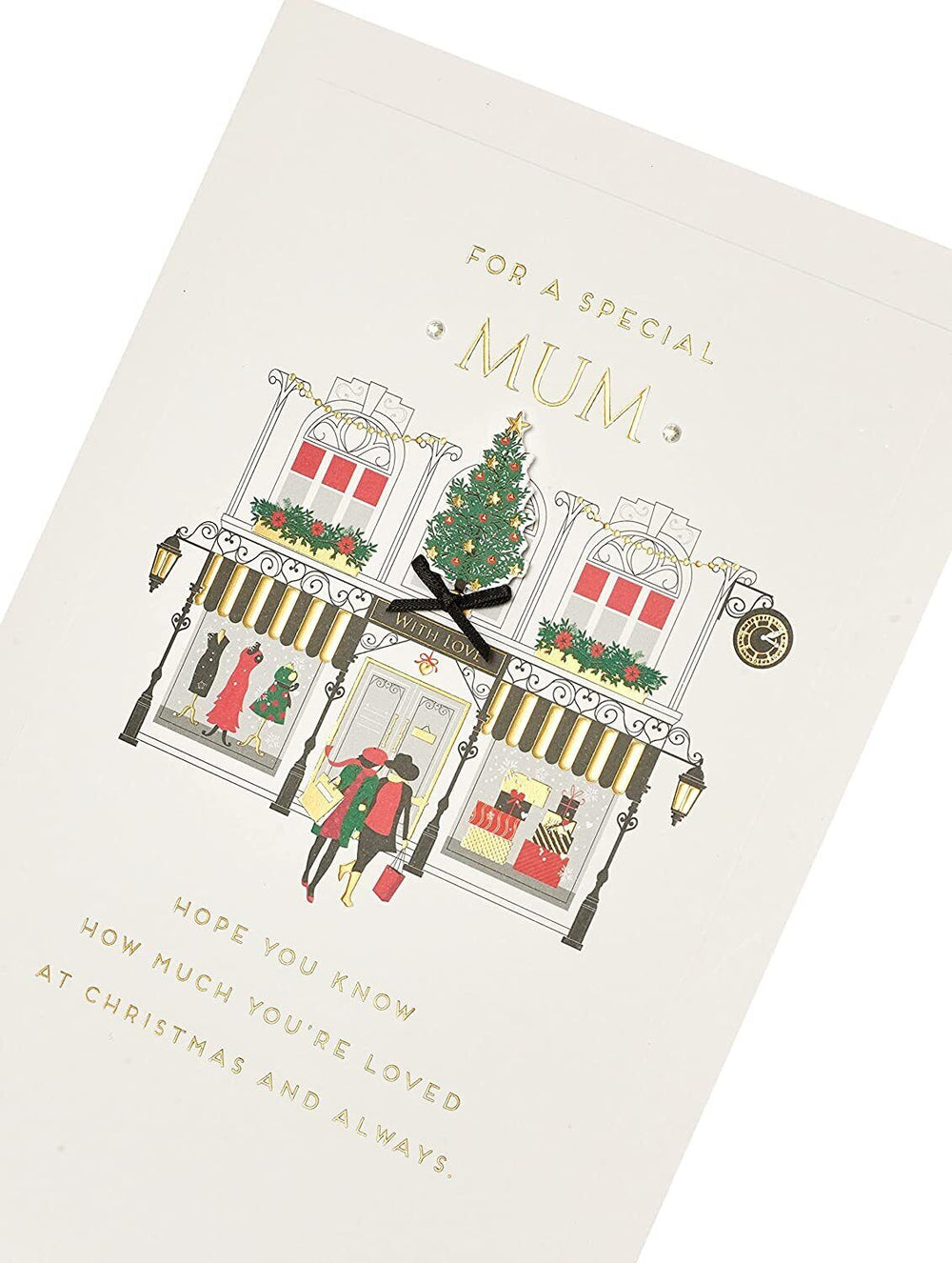 UK Greetings Special Mum Christmas Card featuring festive design, perfect for sending holiday wishes to your mother.