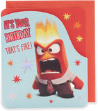 UK Greetings Disney Inside Out 2 greeting card featuring colorful Inside Out characters for special occasions.