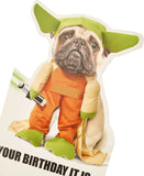 UK Greetings Star Wars greeting card featuring iconic Disney characters, designed as a stand-alone greeting card.