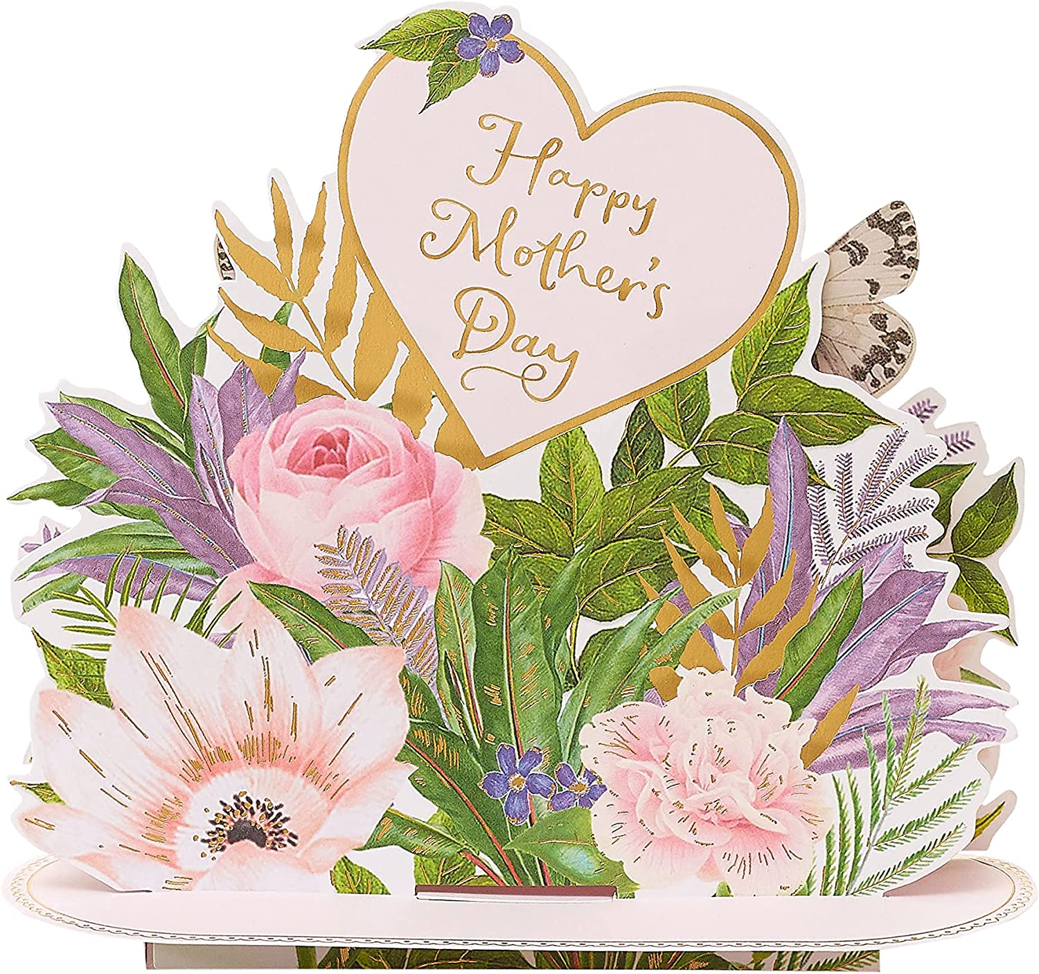 UK Greetings Royal Horticultural Society greeting card, stand-alone design featuring floral artwork, 150-pack of greeting cards.
