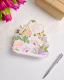 UK Greetings Royal Horticultural Society greeting card featuring floral design, standalone greeting card for special occasions.
