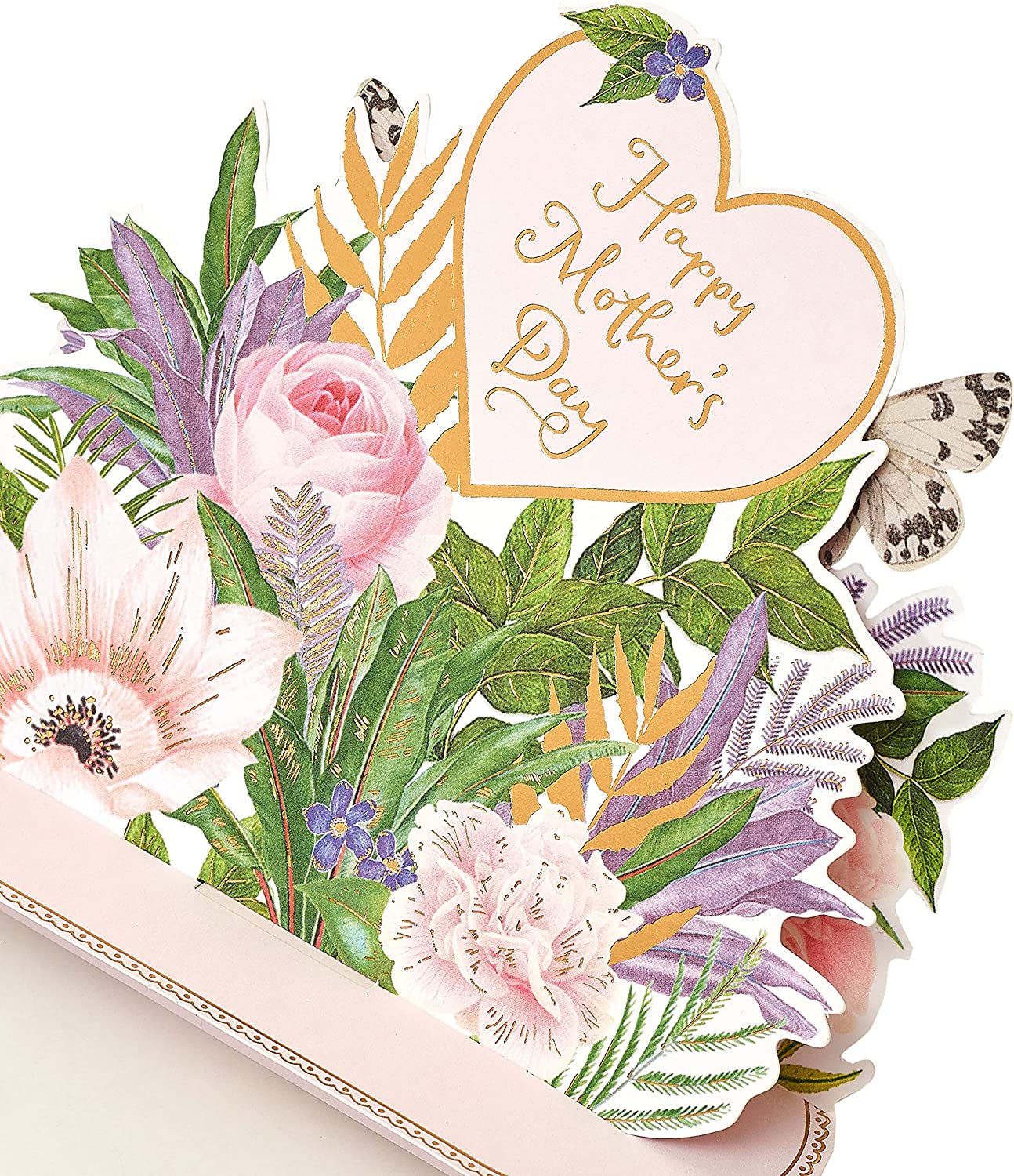 UK Greetings Royal Horticultural Society greeting card, stand-alone floral design, part of the UK Greetings greeting cards collection.