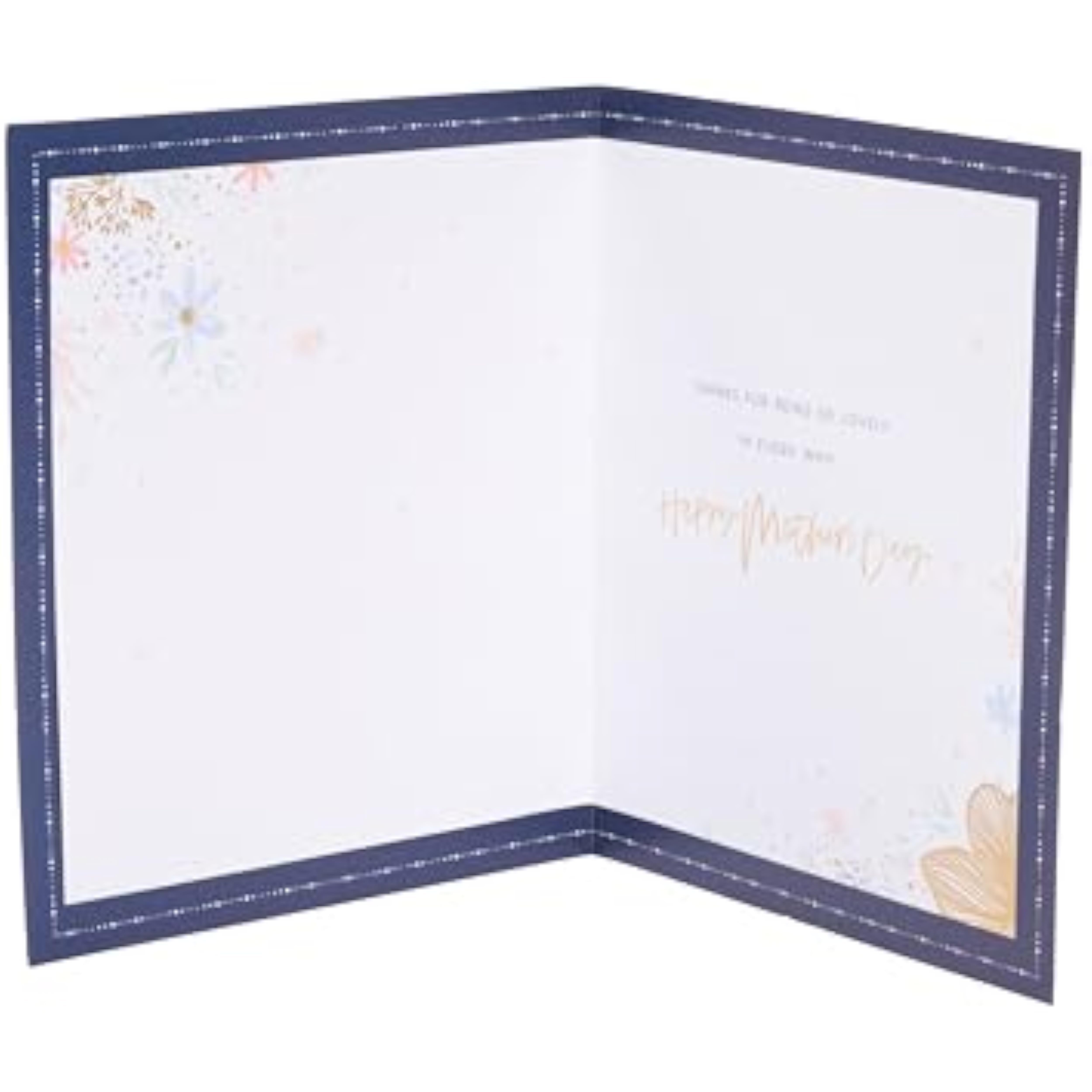 UK Greetings Mother's Day card featuring a stunning perfume design, perfect for celebrating moms with elegant greeting cards.
