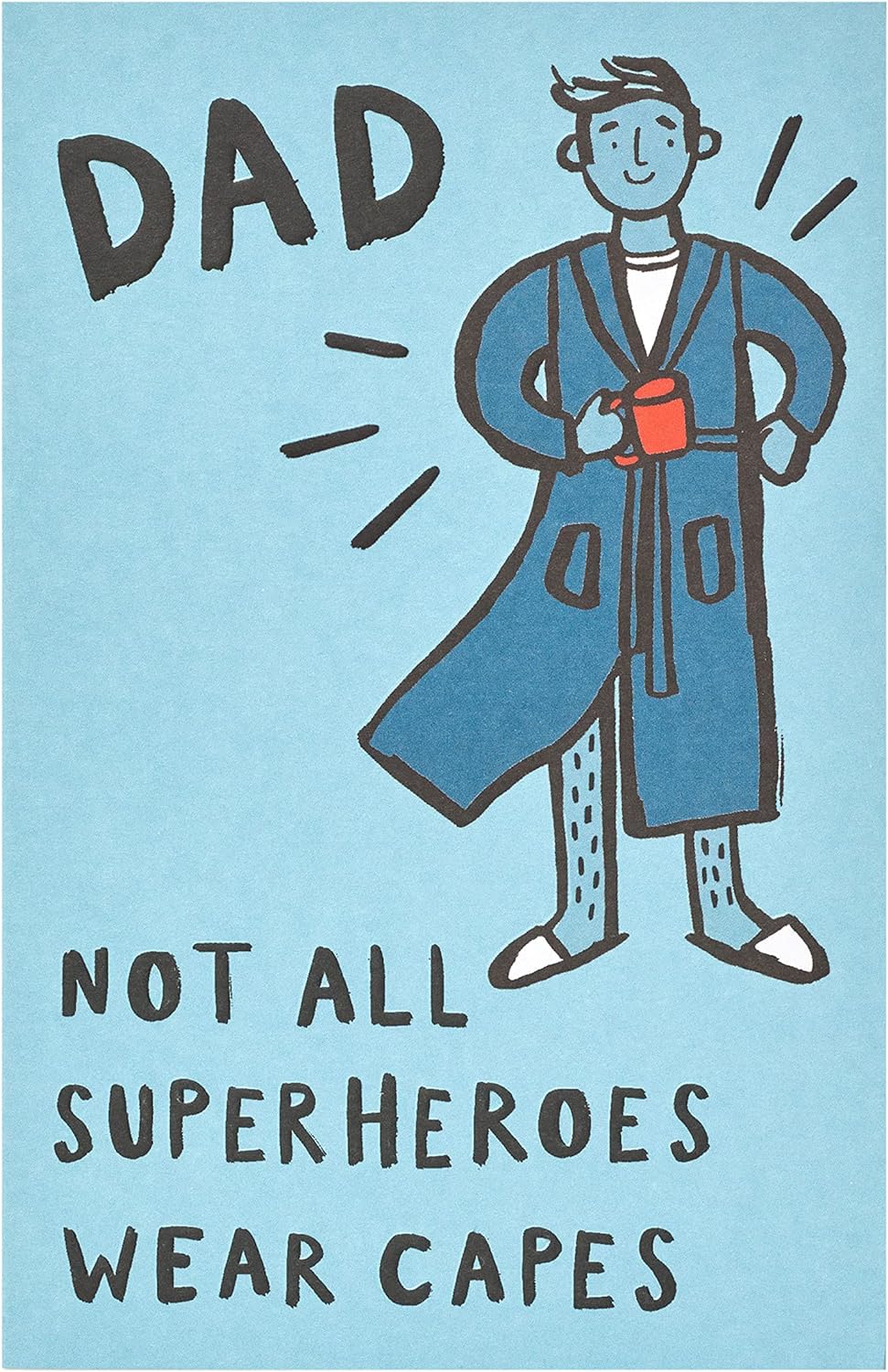 UK Greetings stylish dad funny birthday card featuring humorous design and vibrant colors, ideal for celebrating dads.