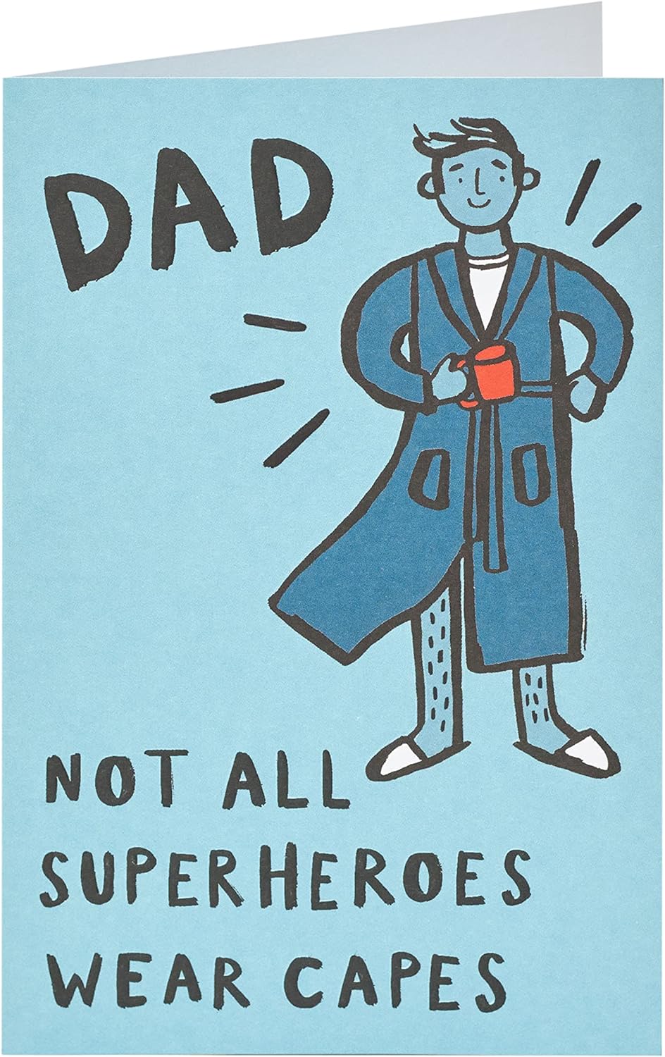 UK Greetings stylish dad funny birthday card featuring humorous design and colorful artwork for celebrating dad's special day.