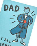 UK Greetings Stylish Dad funny birthday card featuring humorous design and bold lettering, ideal for celebrating dads.