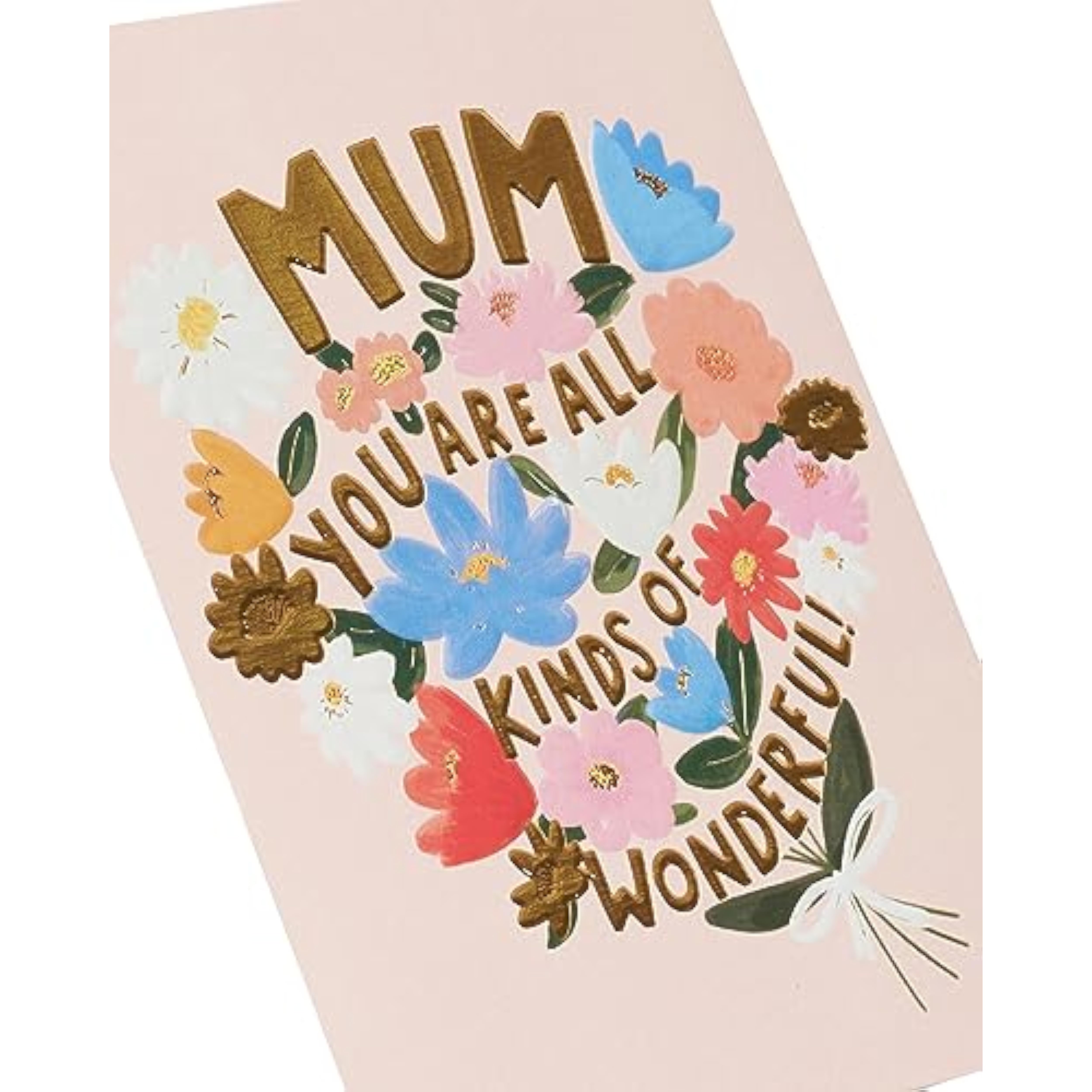 UK Greetings Sweet Bouquet Mum Birthday Card featuring colorful floral design and heartfelt message for special occasions.