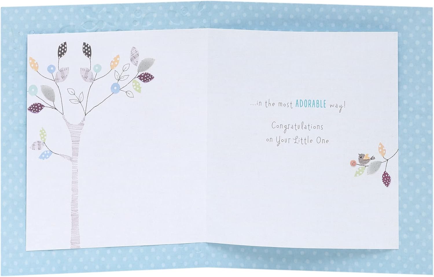 UK Greetings Sweet Giraffe New Baby Card featuring a cute giraffe illustration on a cheerful greeting card for new arrivals.