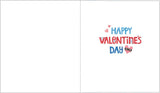 UK Greetings Valentine's Day card for him or her featuring a sweet design with the message "You Stole My Heart" on a greeting card.