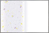 UK Greetings thank you friend greeting card with blank inside, featuring colorful floral design for any occasion.