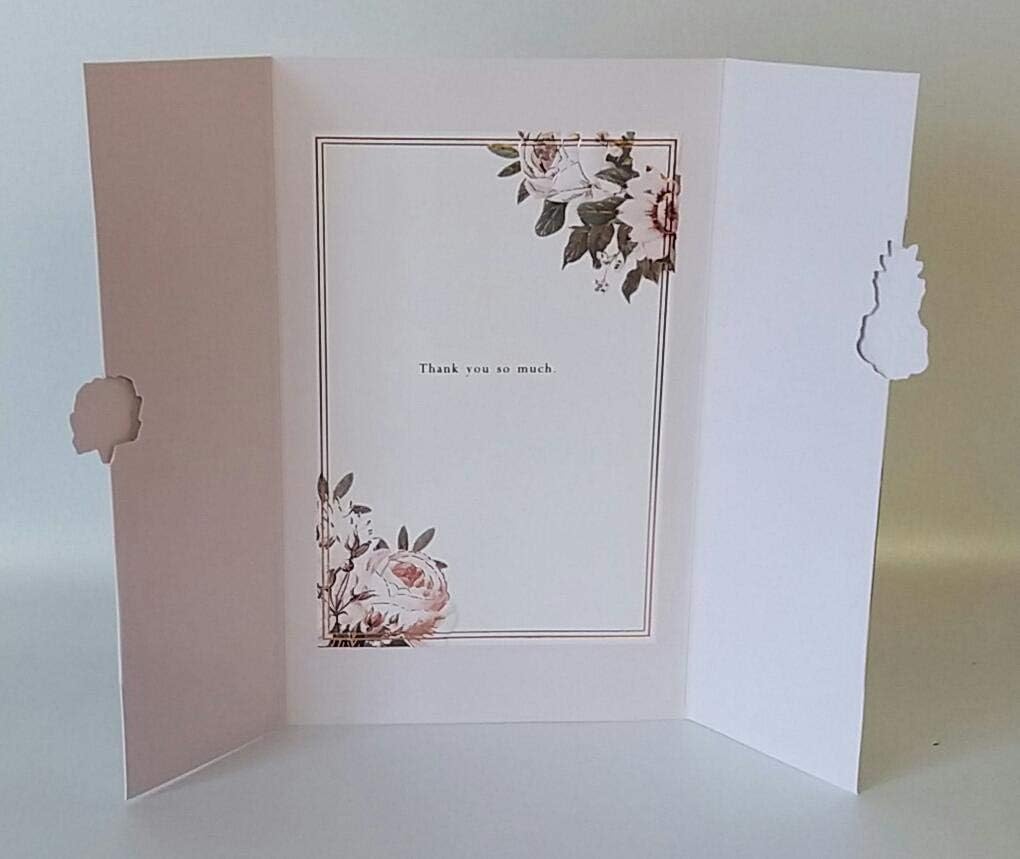 UK Greetings Thank You So Much floral greeting card featuring Royal Horticultural Society floral design and vibrant botanical artwork.